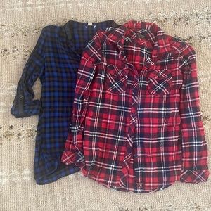 Plaid shirt bundle